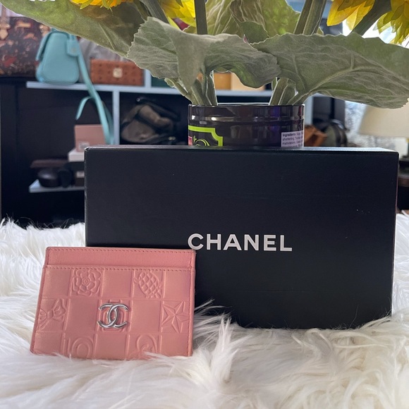 Chanel cardholder in pink - Picture 1 of 7